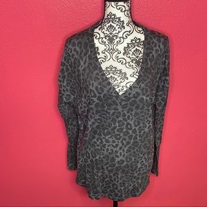 Victoria’s Secret pink long sleeve leopard